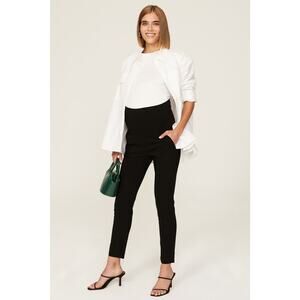 Soon Dream Maternity Black Skinny Capri Dress Pants Size M